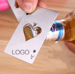 Customise Beer Openers Ace of Spades Beer Bottle Cap Openers Poker Playing Card Openers Bar Tool Soda