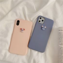 Cell Phone Cases Cartoon Silicone Case for 6 6s 7 8 Plus X XR XS Max Covers 11 Pro Case