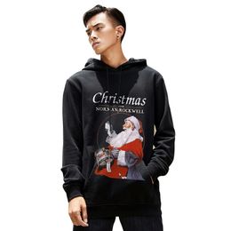 Fashion-christmas mens designer hoodie winter thick lovers luxury letters hoodies women Santa Claus sweartshirt streetwear hooded