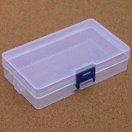 Clear Plastic Storage Box Container Tools Case Screw Sewing PP Boxes Transparent Component Screw Jewelry Box LX6098