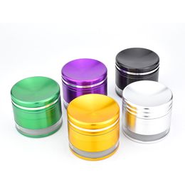 Efficient 4-Layer Concave Herb Grinder - Easy-to-Use with 63mm Diameter for Tobacco Grinding