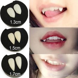 Vampire Dentures Halloween Party Props Vampire Resin Fake Teeth Toys Masquerade Role Playing Makeup Funny Blood Ghost Teeth BH2069 CY
