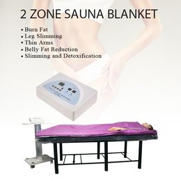 Far Infrared FIR Sauna Slimming Blanket Infrared Sauna Blanket Heating fat burning Spa Detox Anti-aging Fat Reduce Machine Spa