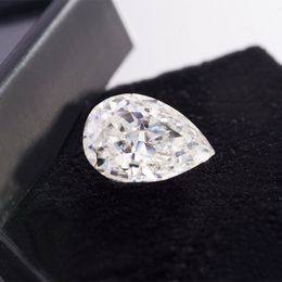 LOTUSMAPLE 0.35CT - 6CT Colour D ice crushed pear cut moissanite loose stone water shape diamond each one equal to 0.5CT or more give a free corresponding GRA certificate