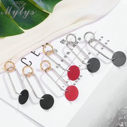 Fashion- 3 Colour Round Metal Fashionable Earrings Avant-garde Design Jewellery Women Party Accessory Brincos CE371 CE372 CE373