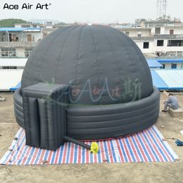 Black Designed Inflatable Planetarium Igloo Starlab Discovery Dome Igloo With 5 Ring And Door On Discount