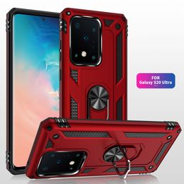 Armor Dual Layer case 360 Degree Rotating Metal Ring Holder Kickstand Shockproof Cover for Samsung Galaxy S20 PLUS ULTRA S10 5G PLUS S10E