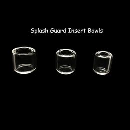 15mm 18mm 20mm Splash Guard Quartz Insert Bowl Suitfor Bevelled Edge Flat Top Quartz Banger Nails Glass Water Bongs