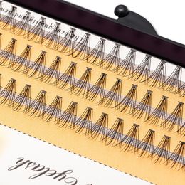 60pcs Various lengths Natural Soft False Eyelash Extension Deluxe Lashes Fake Eyelashes Fans 3D Eyelashes maquiagem