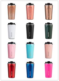 500ml Travel Mug Insulated Coffee Cup Double Wall Stainless Steel Vacuum Insulation Coffee Mug with Leakproof Lid colorful