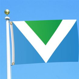 nternational Vegans Flag 3x5 FT 150X90CM Banner 100D Polyester Custom Flag Grommets For World Vegetarian Day