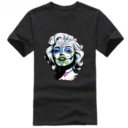 Marilyn Monroe actrice américaine blonde célèbre Hommes Femmes Unisexe T-shirt 658