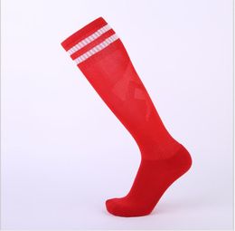 Wear-resistant and high elasticity soccer stockings Sweat Absorbing and Skid-proof Sports Socks with Towel Bottom