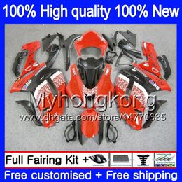 Body+8Gifts For KAWASAKI ZX 6R 6 R 600CC ZX636 2007 2008 Factory red Hot 209MY.33 ZX-636 ZX600 600 ZX6R 07 08 ZX 636 ZX-6R 07 08 Fairings