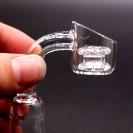 Thicken Quartz Banger Nail For Bong Smoking Dab Tool 14mm 18mm Female Male Glass Bucket Bowl Water Pipes