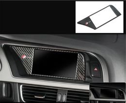Carbon Fiber Instrument Panel NAVI Screen Dashboard Trim for AUDI A5 S5 L052522