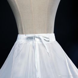 2018 In stock Ball Gown Petticoat Cheap White Black Crinoline Underskirt Wedding Dress Slip 6 Hoop Skirt Crinoline For Quinceanera214S