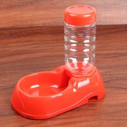 350ml Automatic Food Water Pet Feeder Plastic Dog Food Bowl Water Dispenser For Dog Cat Dog Drinker Pet Supplies