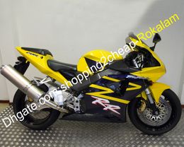Yellow Black Cowling For Honda CBR900RR Shell 2002 2003 954 CBR 900 RR 954RR 02 03 Bodywork Motorcycle Fairing Kit (Injection molding)