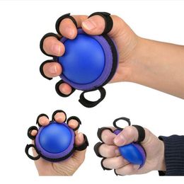 PU Hand Grip Ball Finger Practise Exercise Muscle Power Rubber Blue Training Gripper Fitness Exercise Hand Grips Party Favour OOA8054