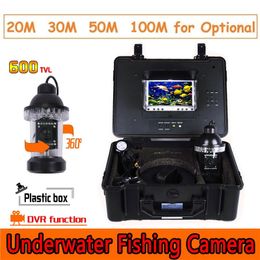 CR110-7B Waterproof Under Water Video Camera System with Light Fishing Monitoring 700TVL Built in DVR - 100M + DVR 230V UK Plug