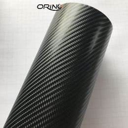 High Quality 6D Carbon Fibre Vinyl Film For Car Wrap With Air Bubble Like Real Carbon 1 52x20m Roll 5x67ft225H