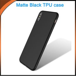 For new iPhone 11 pro max Matte TPU phone case black Colour for iPhone X XS Max XR 6 6S 7 8 plus
