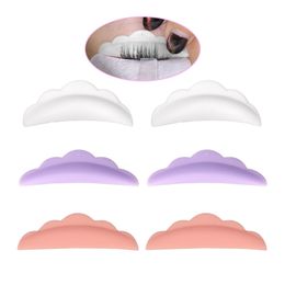 3 Pairs Fake Eyelashes Pack Gel Pad Eyelash Perm Permanent Curler Curling Root Lifting False Eyelash 3D Eyelashes Patches Shadow