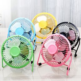 Mini USB Table Desk 4/6" USB-Powered Desktop Portable Cooling Fan 360 Degree Rotation