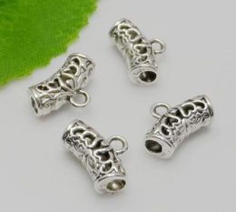 free shipping 300pcs/lot alloy Bail Beads Spacer Beads Charms Sliver Plated for Jewelry DIY Making 14x9.5mm
