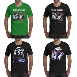 Black Sabbath T Shirt Never Say Die Band Logo Nouveau Officiel Homme Distressed