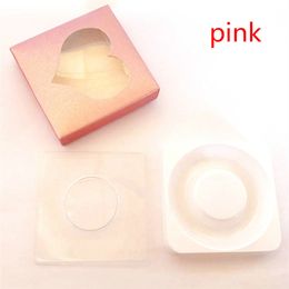 3D Mink Eyelash Package Boxes False Eyelashes Love shape Packaging Empty Eyelash box Case Lashes Box paper packaging 120 sets