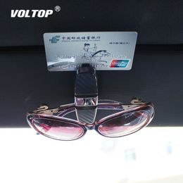 Kristallglashalter f/ür Auto Sonnenblende Sonnenbrille Brillenhalter mit Ticket Card Clip