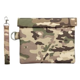 Newest Camouflage Portable Perfect Smell Proof Stash Bag Lined Travel Case Handbag For Lighter Spices Grinder Herb Tobacco Smoking Handpipe