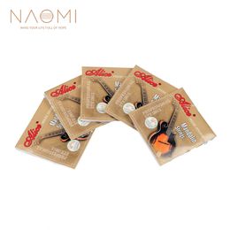 mandolin strings UK - NAOMI 5 SETS Alice AM04 Mandolin Strings Plated Steel & Coated Copper Wound Strings Guitar Family Instruments
