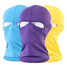 Balaclava Mask Windproof Full Face Neck Guard Masks Ninja Headgear CS Hat Riding Hiking Outdoor Sports Bicycle Cycling Masks sunscreen wigs