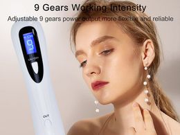 Portable LCD Laser Plasma Pen Mole Tattoo Remover Dark spots removal Facial Freckle Tag Wart Skin Care Machine