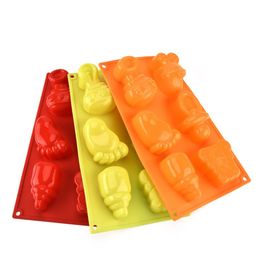 Baby Stuff Cake Mould Baby Nipper Feeding Bottle Chocolate Moulds Foot and Bear ect Soap Mould Silicone Baby Soap Mould