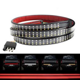 2835smd 432 led Red White Amber LED Strip Lights For Beacon Rear Light Braking Turning 49inch 60inch Car Lighting Auto Accessories