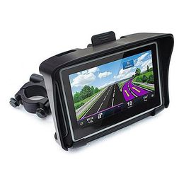 GS-4301 4.3" Touchscreen Waterproof Motorcycle Car GPS Navigation NAV 8GB Bluetooth with America Map