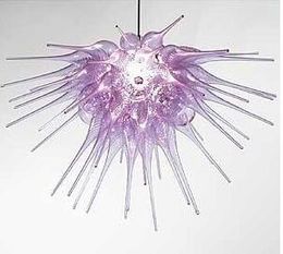 Modern Lamps Indoor Decorative Pendant Light Italian Crystal Chandeliers Fittings with LED Bulbs Hand Blown Murano Glass Shade