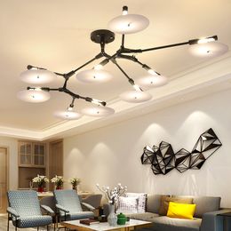 Modern LED chandeliers Metal Gold Indoor chandelier Lighting For Living Room Dinning Room Kitchen Fixtures lampadari luminaire Lamps
