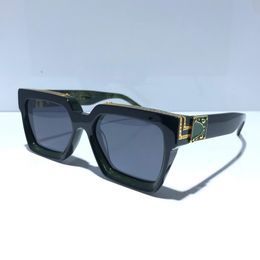 Wholesale-Luxury MILLIONAIRE Sunglasses for men full frame Vintage desigses for men Shiny Gold Logo Hot sell Gold plated Top 96006