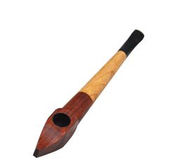 Classic wooden pipe long handle mini portable wooden cigarette