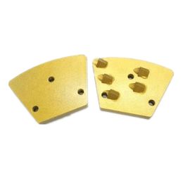 Metal Bond Thread Holes Magnetic PCD Grinding Tools Five Quarter PCD Grinding Shoes for Removing off Epoxy Paints Glue 12PCS