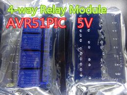 miniature solid state relay UK - 1pc Relay 4-way Relay Module 5V Expansion Board Module with Optocoupler Isolation Support AVR51PIC Monolithic Indicator Light