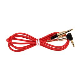 3.5mm Jack Audio Cable 3.5mm Male to Male 90 Degree Right Angle Car Aux Auxiliary Audio Cable Cord for Phone PC