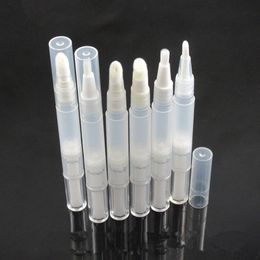 3ml Empty Twist Pen with Brush Refillable Bottle Cosmetic Container Nail Polish Tube for Balm Nail Art Paint F2062