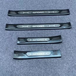 For Toyota RAV4 2019 2020 Stainless Steel Auto External Scuff Plate Door Sill Protector Trim Kick Guard Pedal Cover Car Styling Accessories