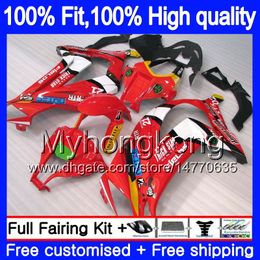 Injection For KAWASAKI ZX1000 ZX 10 R 2011 2012 2013 2014 2015 218MY.19 Red white ZX 10R 1000CC ZX-10R ZX10R 11 12 13 14 15 OEM Fairings